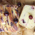 IMAGE OF BAKED CHERRY CHEESE BABKA