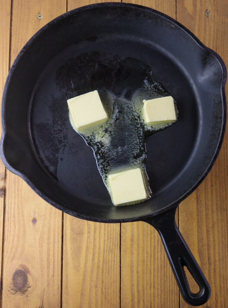 how to melt butter in a pan 